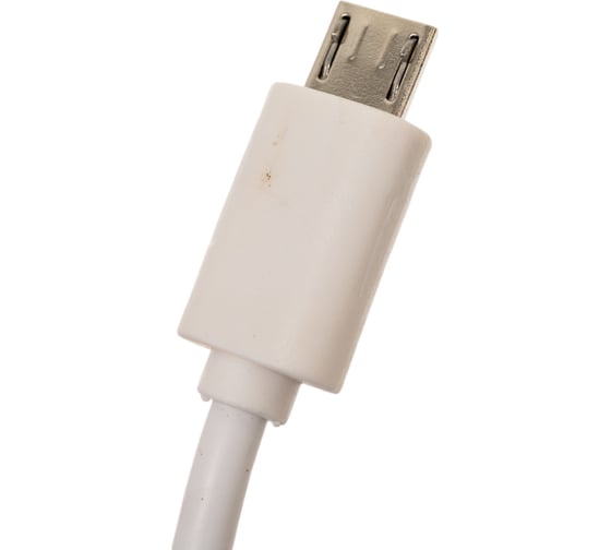 СЗУ More Choice 2USB 1.5A для micro USB со встроенным кабелем NC42m White Grey