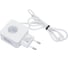 СЗУ More Choice 2USB 2.1A для Lightning 8-pin со встроенным кабелем и LED подсветкой NC48i White 1