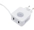 СЗУ More Choice 2USB 2.1A для Lightning 8-pin со встроенным кабелем и LED подсветкой NC48i White 4
