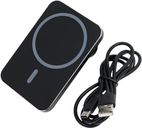 Беспроводное автомобильное ЗУ More Choice Smart 15W с кабелем Type-C 1м AW12S Black