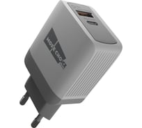 СЗУ More Choice Smart 2USB 3.0A PD 20W+QC3.0 быстрая зарядка NC71S Black