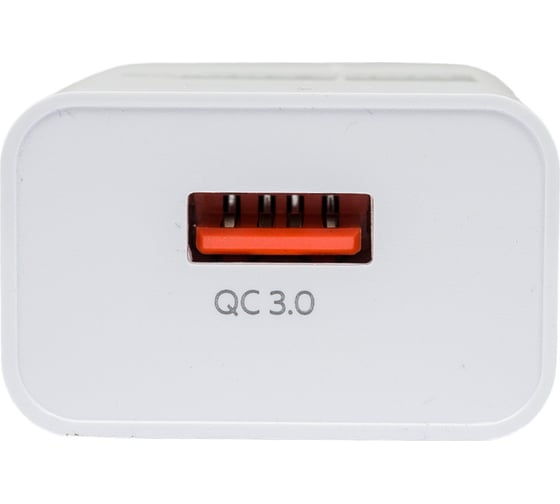 СЗУ More Choice 1USB 3.0A QC3.0 быстрая зарядка NC52QC White