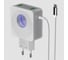 СЗУ More Choice 2USB 2.1A для Type-C со встроенным кабелем и LED подсветкой NC48a White 1