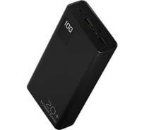 Внешний аккумулятор More Choice 20000mAh Smart 3USB Type-C 3A PD 20W+QC3.0 быстрая зарядка PB32S-20 Black 25943381