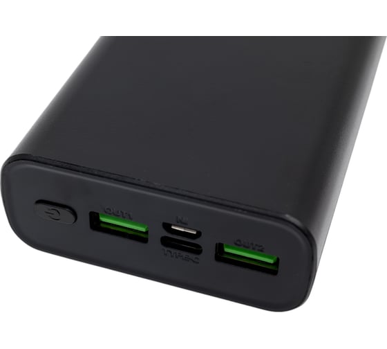 Внешний аккумулятор More Choice 20000mAh Smart 3USB Type-C 3A PD 20W+QC3.0 быстрая зарядка PB32S-20 Black