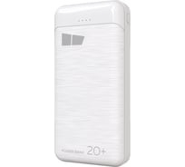 Внешний аккумулятор More Choice 20000mAh 2USB 2.1A PB33-20 White