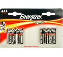 Щелочная батарейка LR03 AAA POWER 1.5В бл/8 ENERGIZER 7638900410662
