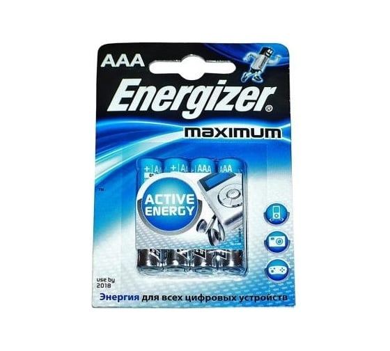 Щелочная батарейка LR03 AAA Maximum 1.5В бл/4 ENERGIZER 7638900297577