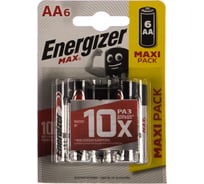 Щелочная батарейка LR6 AA MAX 1.5В бл/6 ENERGIZER 7638900410792