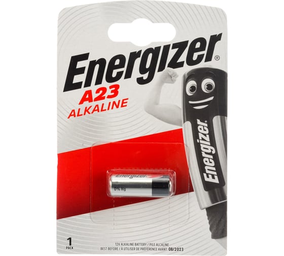 Щелочная батарейка A23 12В бл/1 ENERGIZER 7638900083057