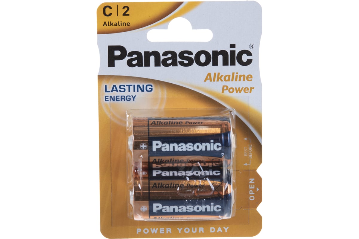 Щелочная батарейка LR14 C Alkaline 1.5В бл/2 Panasonic 5410853039242 ...