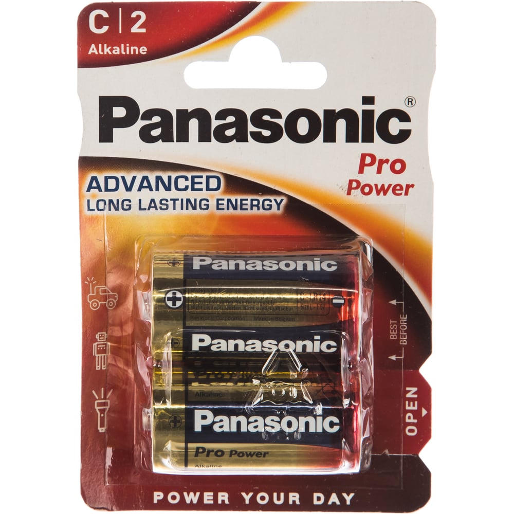 Щелочная батарейка LR14 C Pro Power 1.5В бл/2 Panasonic 5410853024170 в ...