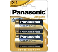 Щелочная батарейка LR20 D Alkaline 1.5В бл/2 Panasonic 5410853039211 15545814