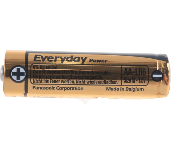 Щелочная батарейка LR6 AA Everyday Power 1.5В бл/2 Panasonic 5410853024705