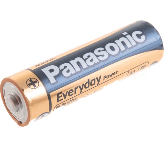 Щелочная батарейка LR6 AA Everyday Power 1.5В бл/4 Panasonic 5410853024712