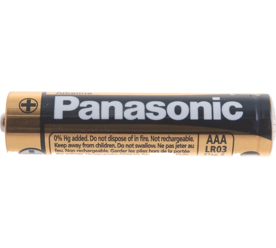 Щелочная батарейка LR03 AAA Everyday Power Standard 1.5В бл/2 Panasonic 5410853024750