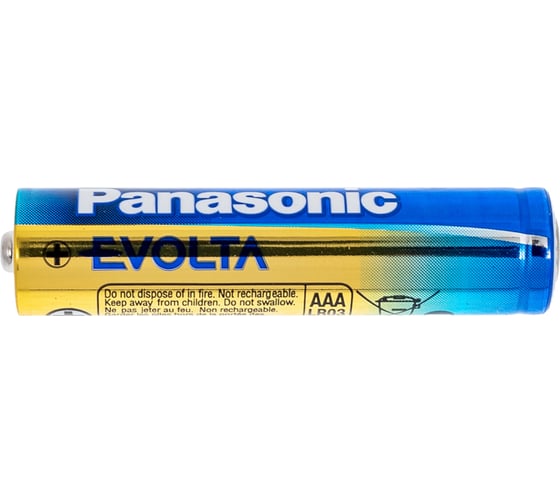 Щелочная батарейка LR03 AAA Evolta 1.5В бл/2 Panasonic 5410853044840