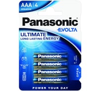 Щелочная батарейка LR03 AAA Evolta 1.5В бл/4 Panasonic 5410853044871