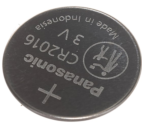 Дисковая литиевая батарейка CR2016 3В бл/1 Panasonic 5019068085114