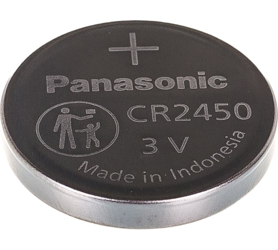 Дисковая литиевая батарейка CR2450 3В бл/1 Panasonic 5410853014355