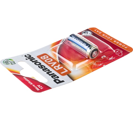 Щелочная батарейка A23 LRV08 12В бл/1 Panasonic 5019068592568