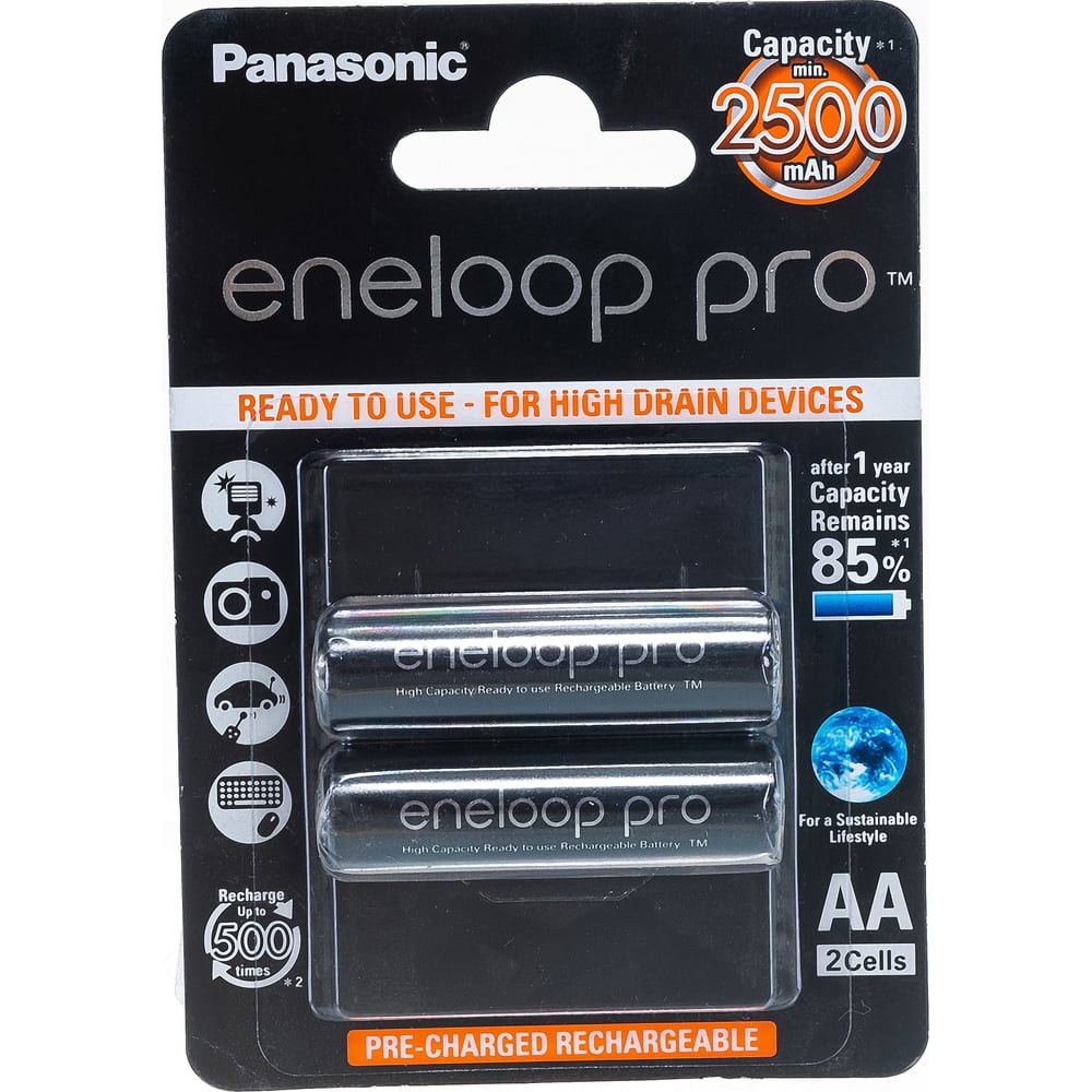 Аккумулятор Panasonic Eneloop Pro 2500 Купить