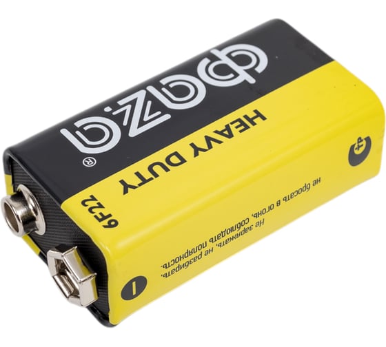 Элемент питания ФАZА солевой "крона" 6F22 9В Heavy Duty Pack-6 (уп.6шт) 5042261