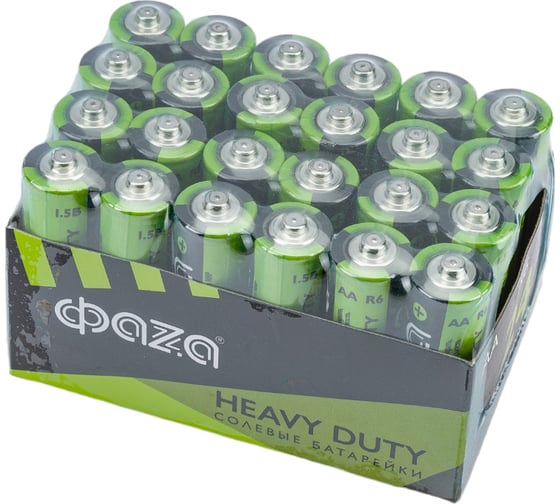 Элемент питания ФАZА солевой AA/R6 1.2В Heavy Duty Pack-24 (уп.24шт) 5042292