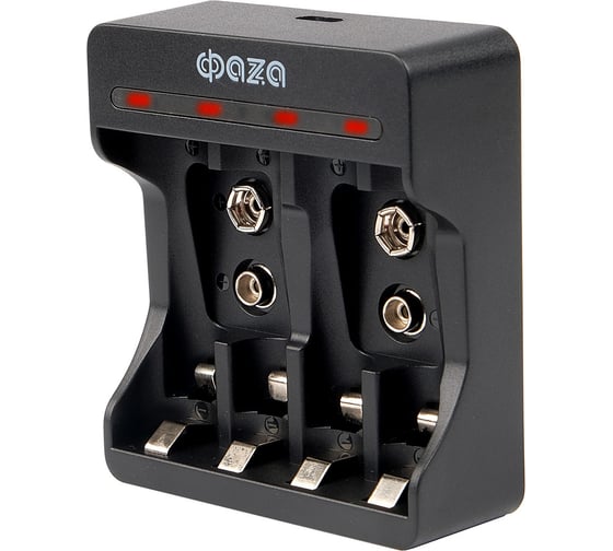 Устройство зарядное ФАZА B-55USB AA/AAA/9V ("Крона") Ni-Cd/Ni-MH кабель USB-MicroUSB в компл. 5038868