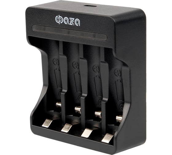 Устройство зарядное ФАZА B-95USB Ni-Cd/Ni-MH (4хAA/4хAAA/1х9В "Крона") индикатор зарядки питание от USB + 4хAA 2700мА.ч кабель MicroUSB-USB в компл. 5038929