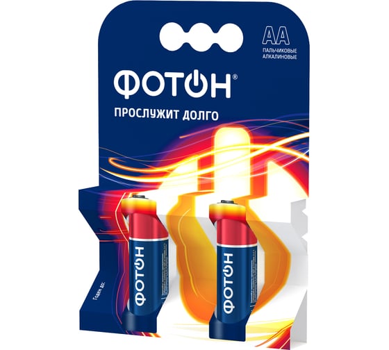 Пальчиковые батарейки ФОТОН АА LR6 КP2 22444