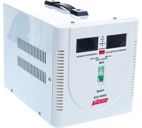 Стабилизатор напряжения Powerman 1ф 3 кВА AVS 3000 D 1192185