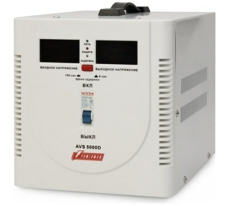 Стабилизатор напряжения Powerman 1ф 5 кВА AVS 5000 D 1192186