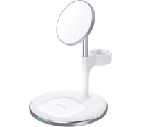 Магнитная беспроводная зарядная станция Choetech MagSafe 3 в 1 T586-F-101CCSL