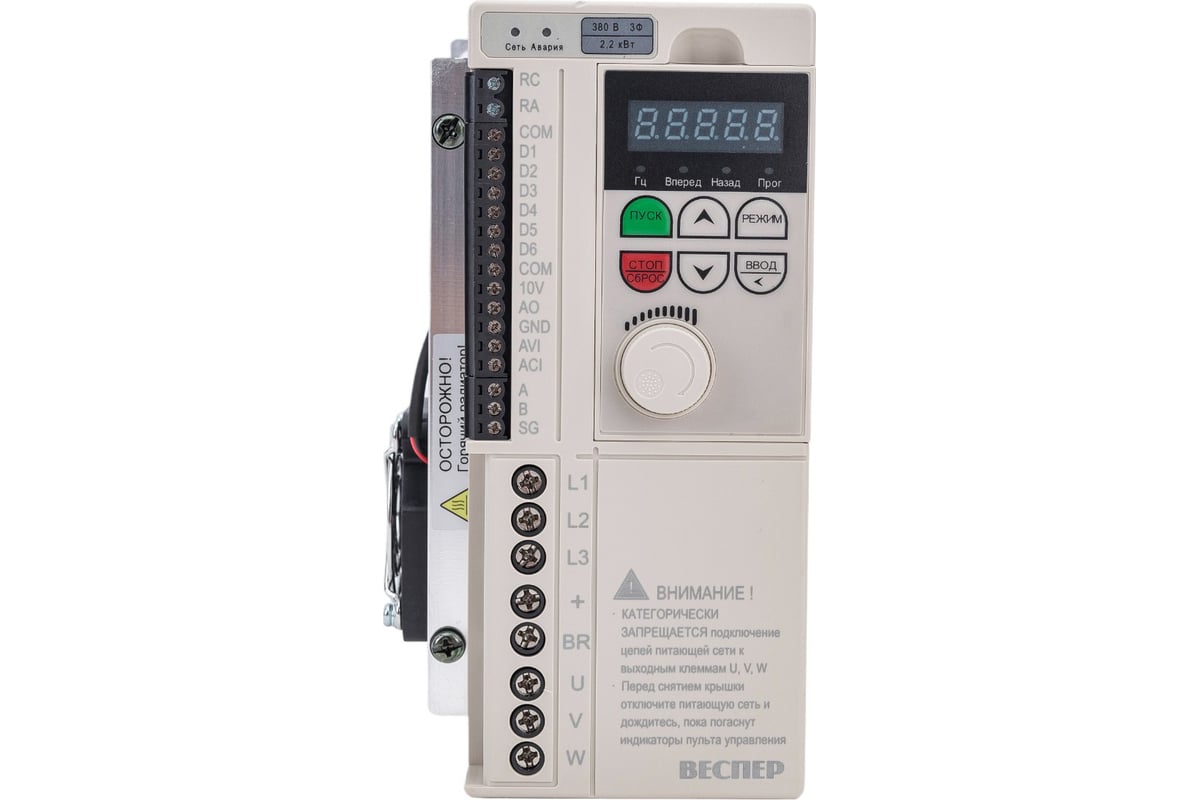 Преобразователь частоты Веспер E4-8400-003H 2,2кВт 380В, со съемным ...