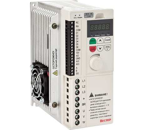 Преобразователь частоты Веспер E4-8400-003H 2,2кВт 380В, со съемным пультом VSP5961