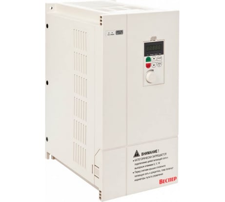 Преобразователь частоты Веспер E4-8400-020H 15кВт 380В, со съемным пультом VSP5966