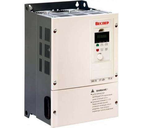 Преобразователь частоты Веспер E4-8400-050H 37кВт 380В, со съемным пультом VSP3587