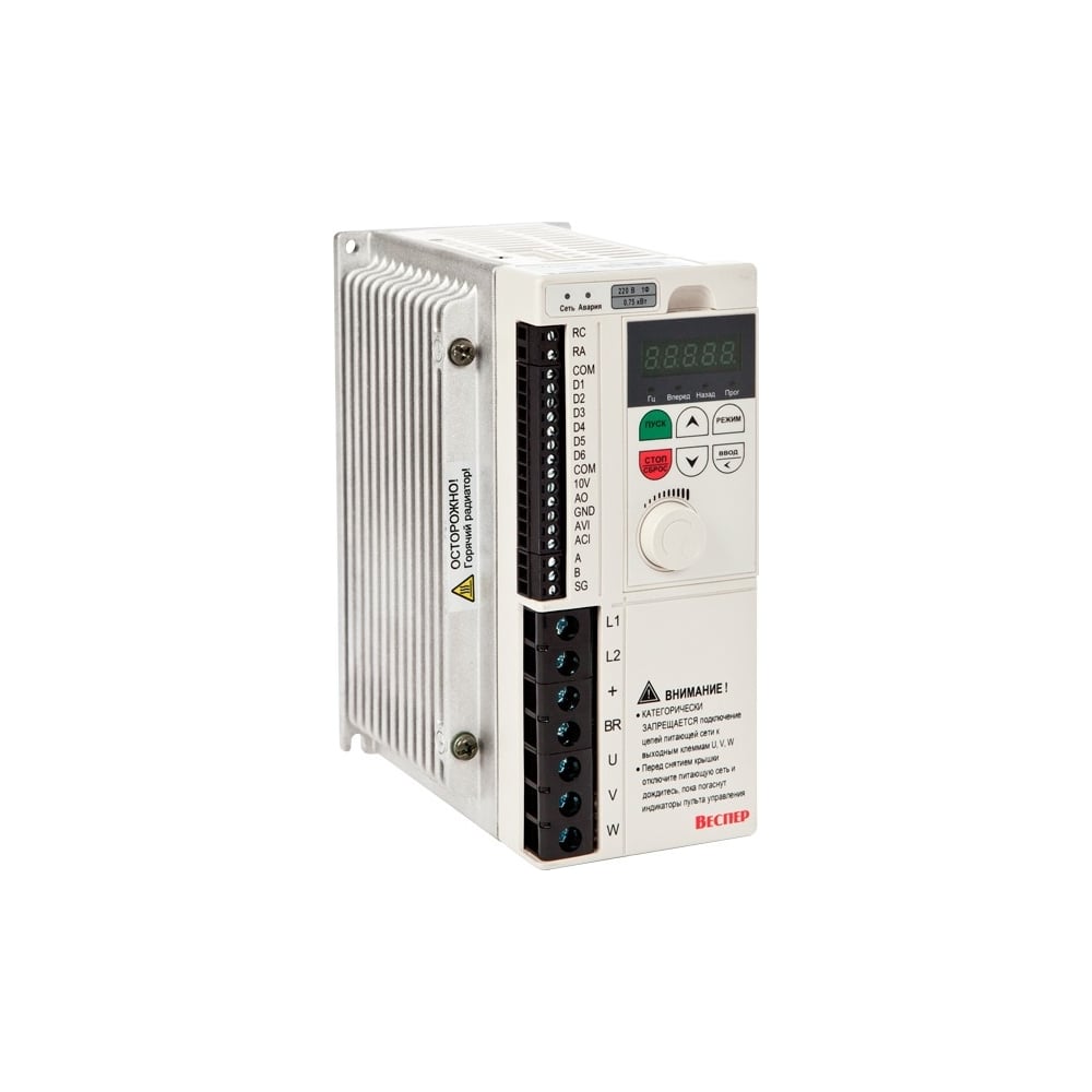 Преобразователь частоты Веспер E4-8400-S3L 2,2кВт 220В, со съемным ...