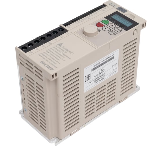 Преобразователь частоты Веспер E4-8400-SР5L 0,4кВт 220В, со съемным пультом VSP5969