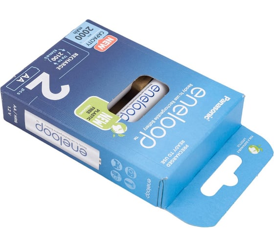 Аккумуляторы Panasonic eneloop BK-3MCDE/2BE 2000mAh AA R6 BL2 УТ-00000796