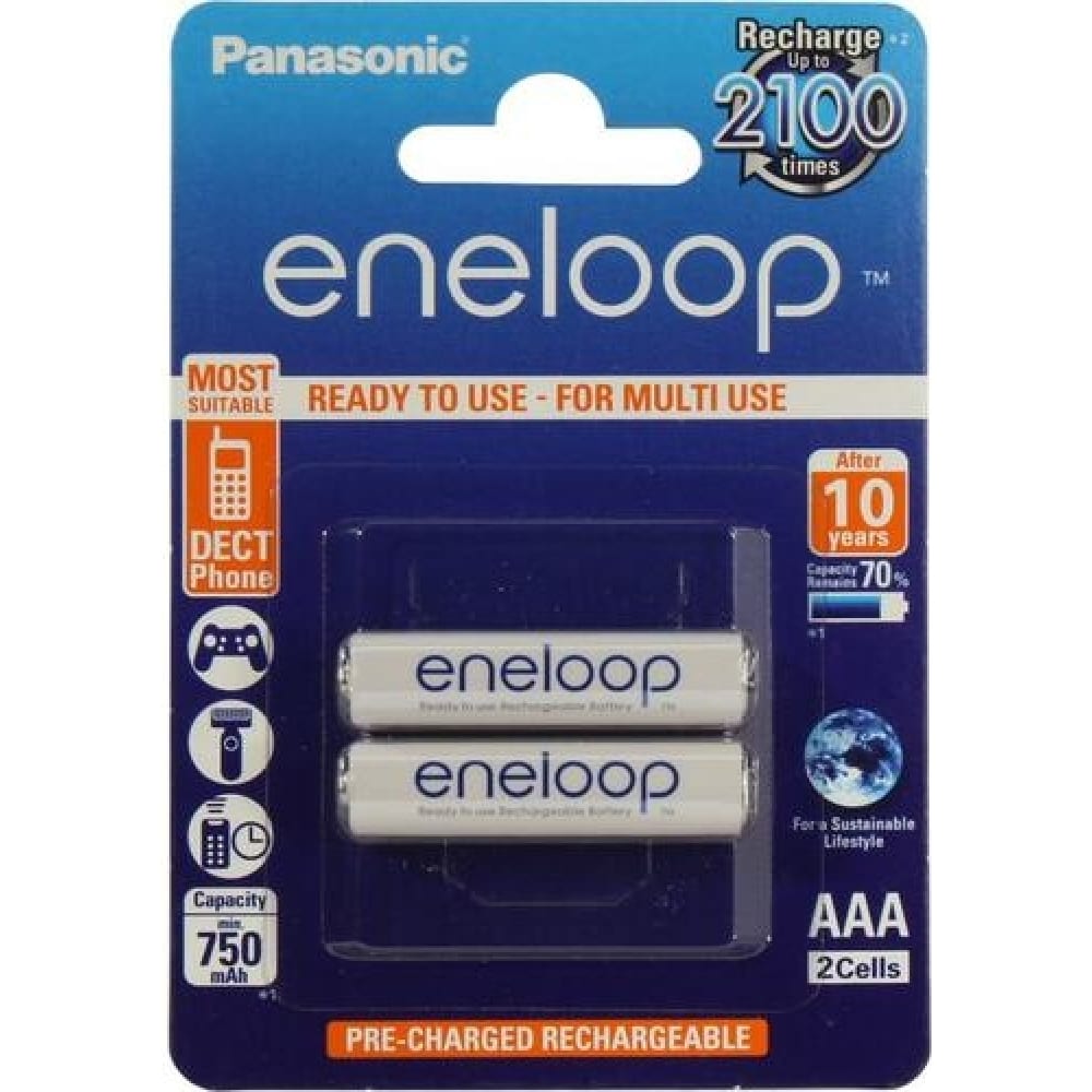 Panasonic Eneloop Bk Mcde Be Mah Aaa R Bl