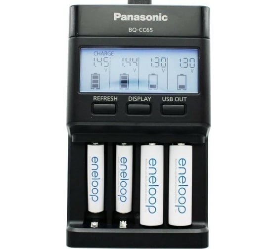 Зарядное устройство Panasonic BQ-CC65E Smart-Quick Charger w/o batteries УТ-00000499
