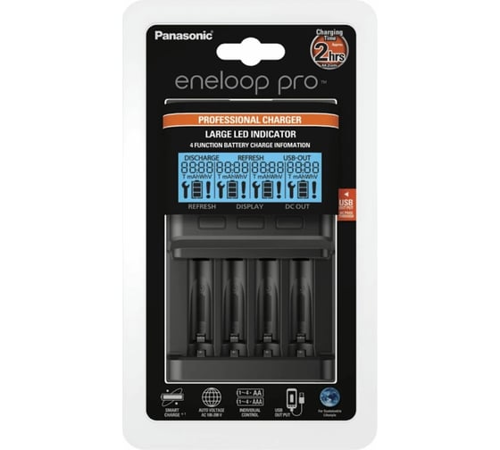 Зарядное устройство Panasonic BQ-CC65E Smart-Quick Charger w/o batteries УТ-00000499