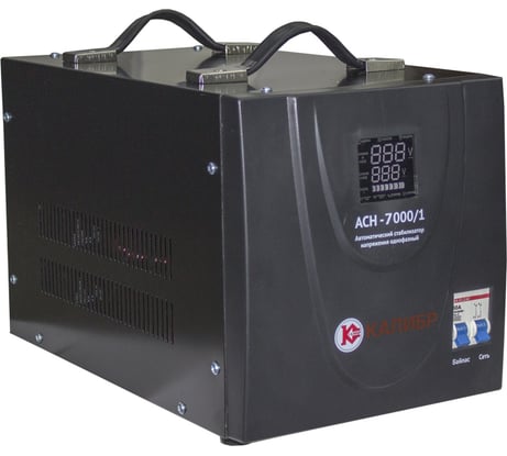 Стабилизатор напряжения Калибр АСН- 7000/1 00000060753