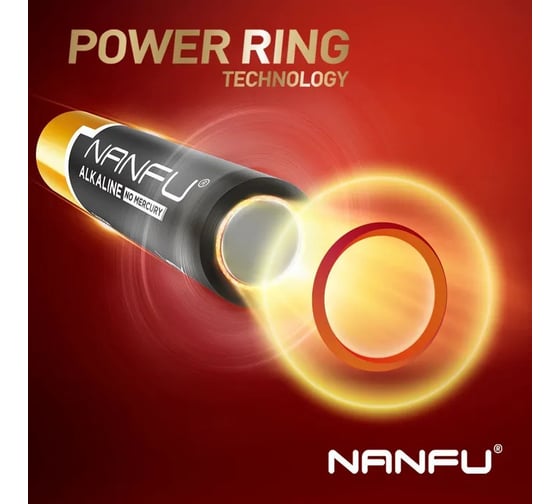 Батарейка NANFU alkaline aaa 2шт./бл 6901826017477 LR03 2B
