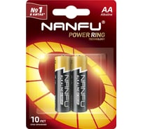 Батарейка NANFU alkaline aa 2шт./бл 6901826017446 LR6 2B