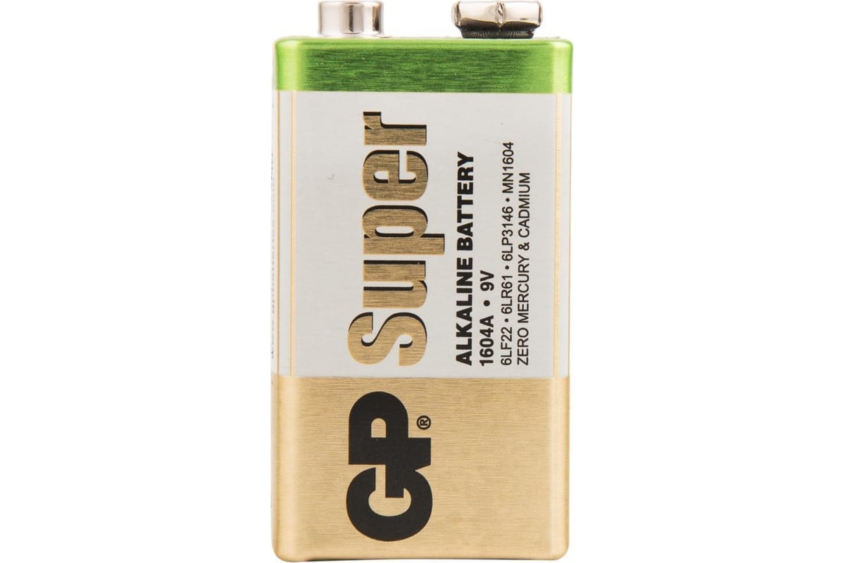 Батарейка GP крона 9V / 6LR61 алкалиновая щелочная Prime Alkaline ...