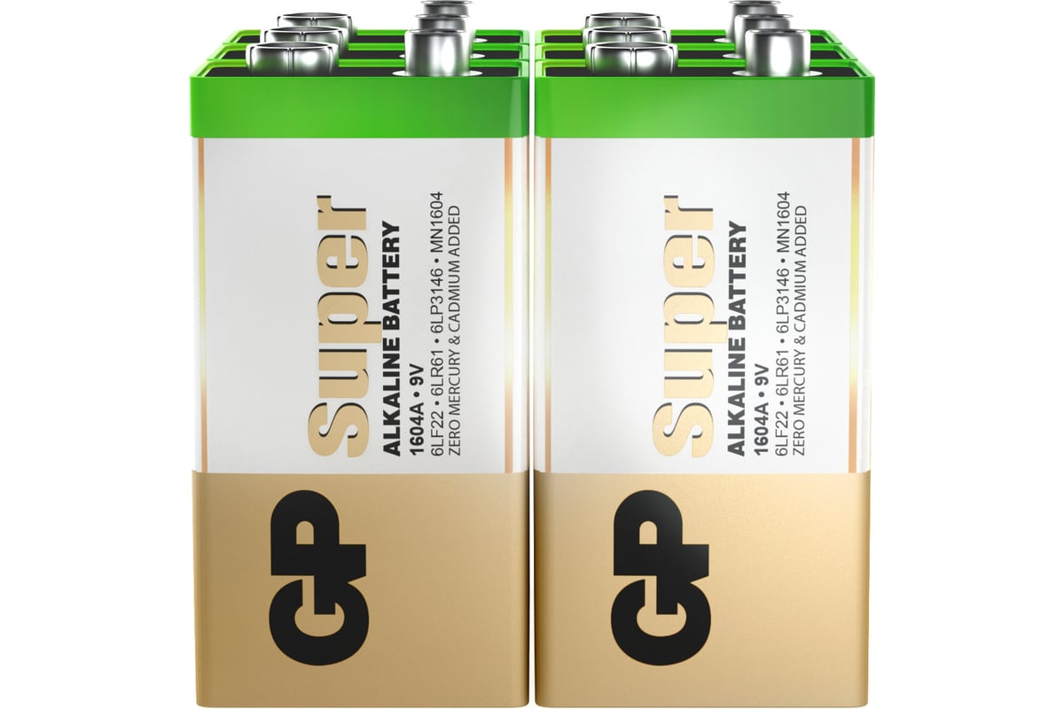 Батарейка GP крона 9V / 6LR61 алкалиновая щелочная Prime Alkaline ...