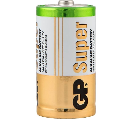 Батарейки GP C / LR14 алкалиновые щелочные Prime Alkaline, набор 4 шт. 14APA21-2CRSWC4 26074307